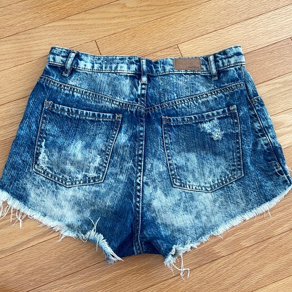 ✨3/$20 GARAGE High Waisted Blue Jean Shorts - Picture 3 of 3